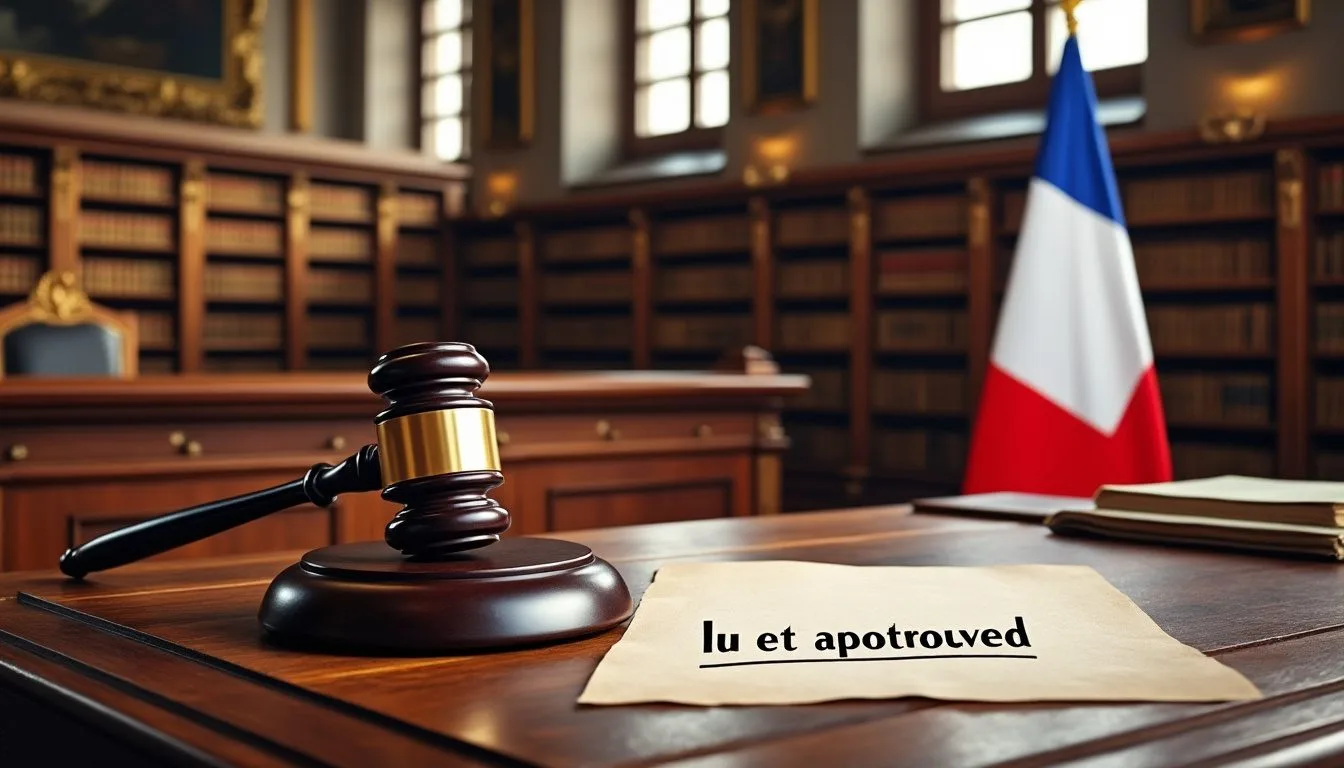 découvrez la valeur juridique de la mention “lu et approuvé” en france : obligations, utilité et validité de cette formule sur les documents contractuels.