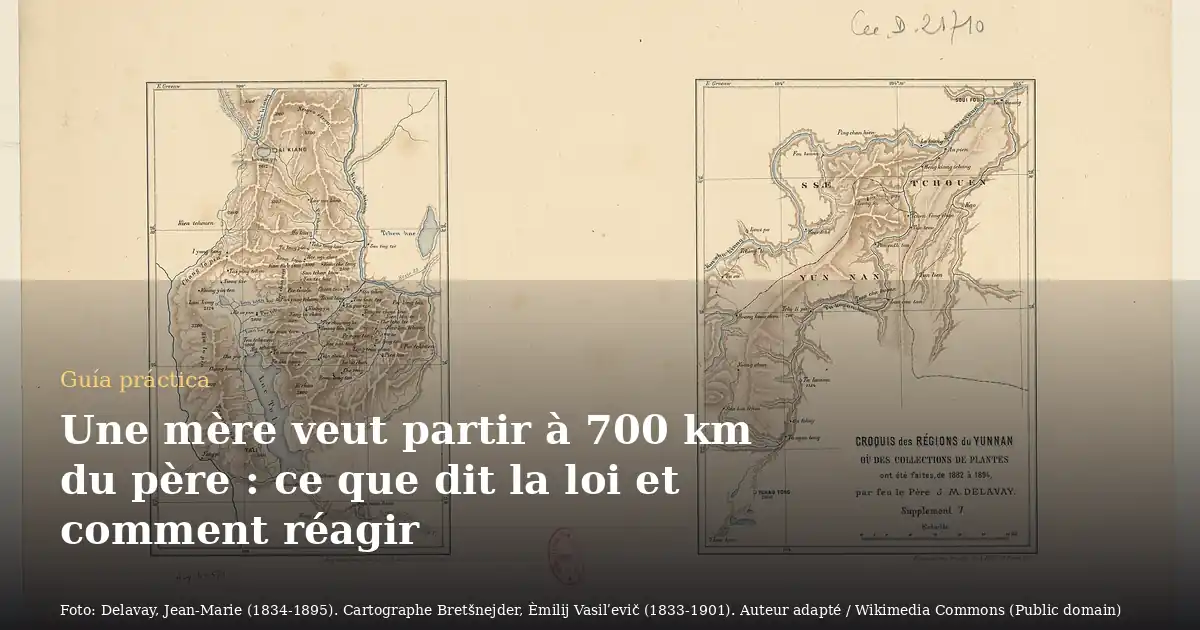 Une mère veut partir à 700 km du père : ce que dit la loi et comment réagir